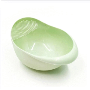 COLADOR PARA LAVADO DE ARROZ FRUTAS Y VERDURAS, COLOR: VERDE, 1 PIEZA