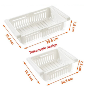 ESTANTE DE REFRIGERADOR MULTIFUNCIONAL COLOR: BLANCO, 1 PIEZA